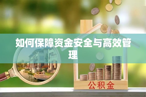 清溪如何保障资金安全与高效管理