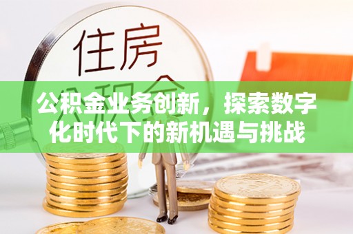 清溪公积金业务创新，探索数字化时代下的新机遇与挑战